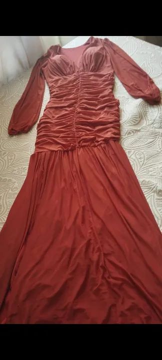 Vestido d Festa Lindíssimo em perfeito estado  - Foto 2