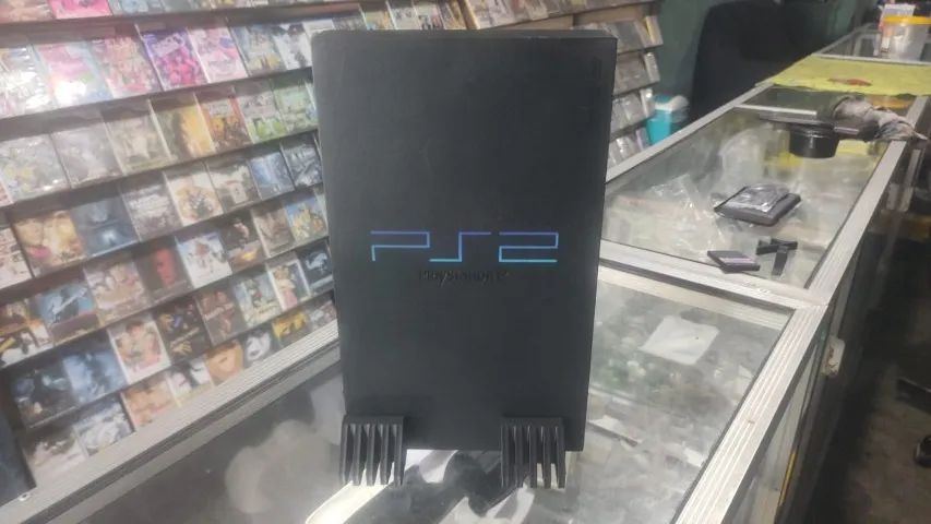 Ps2 Phat 2 controles hd320gb 5 mil jogos memory card original e cabos