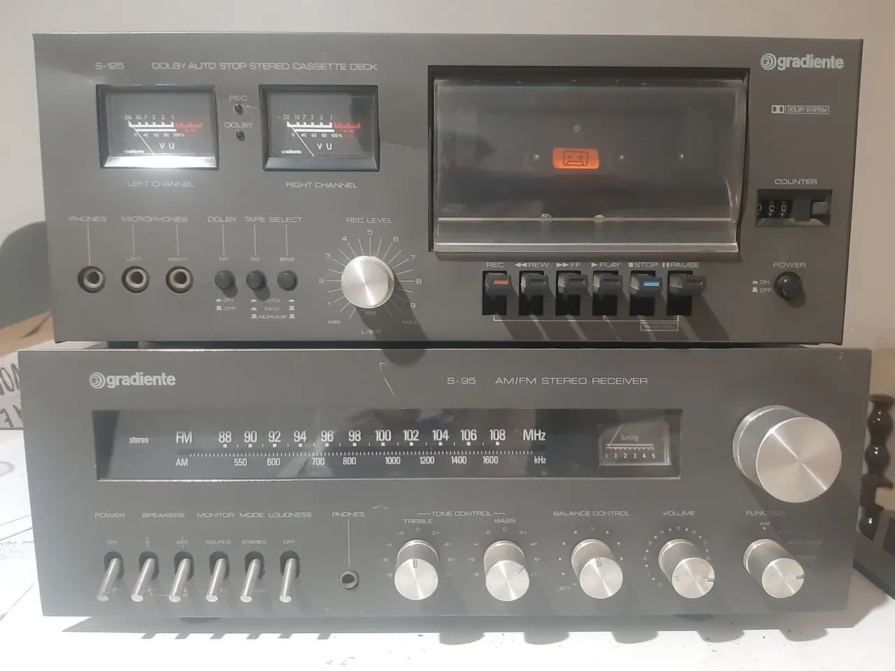 Som Gradiente S-125 e S-95