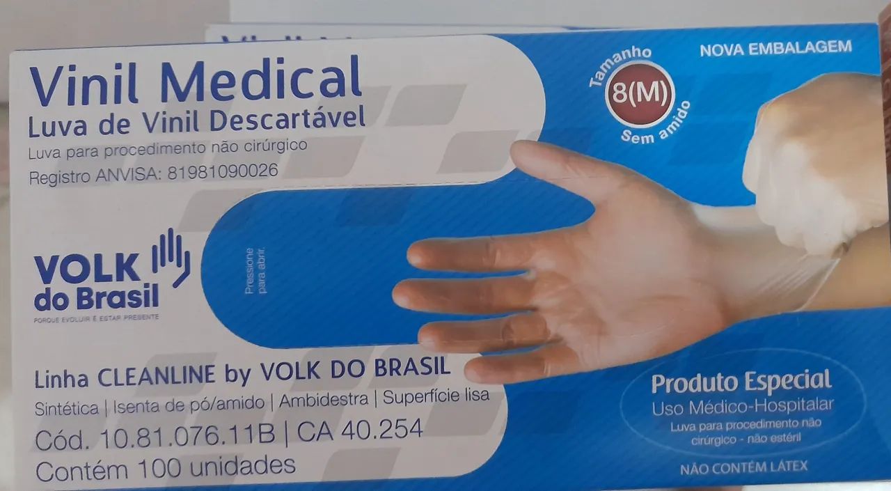 Luvas de Vinil Descartáveis promoção  - Foto 4
