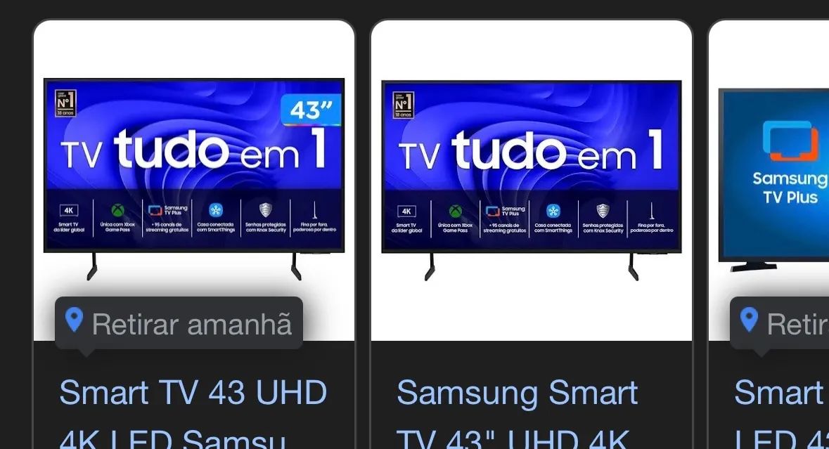 Smart TV Samsung Full HD com defeito 43 polegadas  - Foto 5