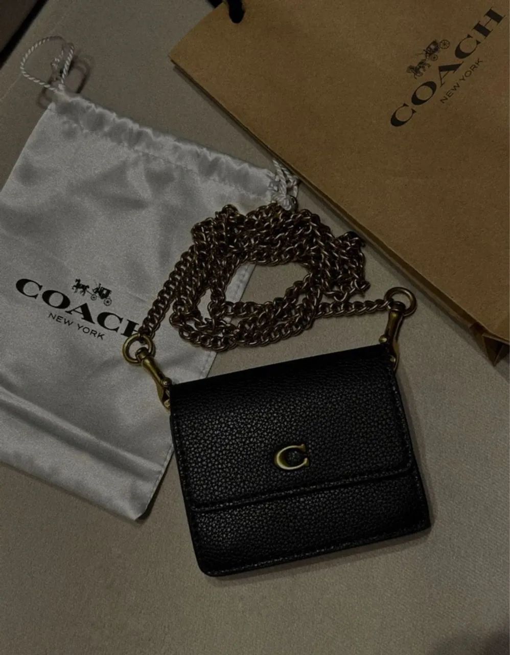 Bolsa Coach New York Mini Chain Bag - Foto 2
