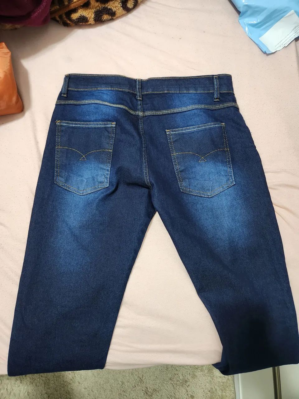 Calça Jeans Azul Escuro - Foto 3