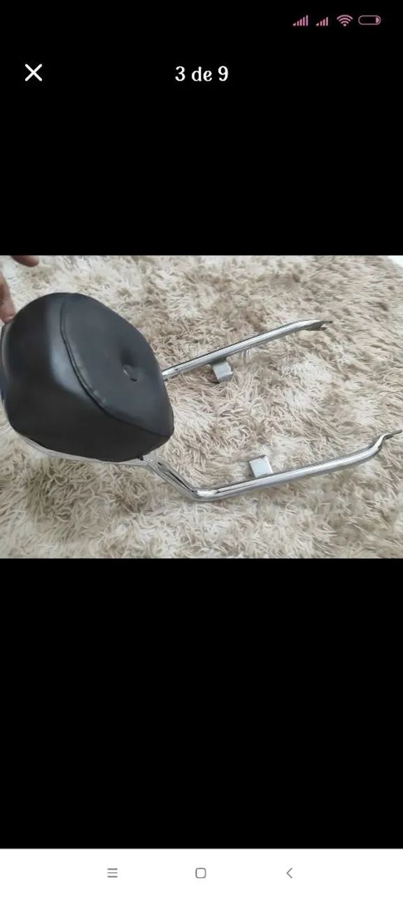 Sissy Bar Cromado para Moto Suzuki Intruder 125 - Foto 3