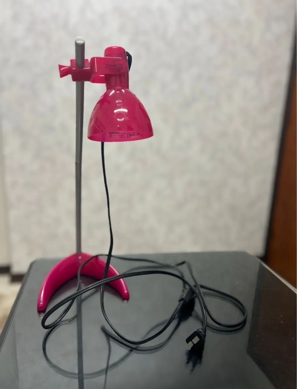 Luminária de mesa rosa pink (comprada nos EUA) - Foto 2