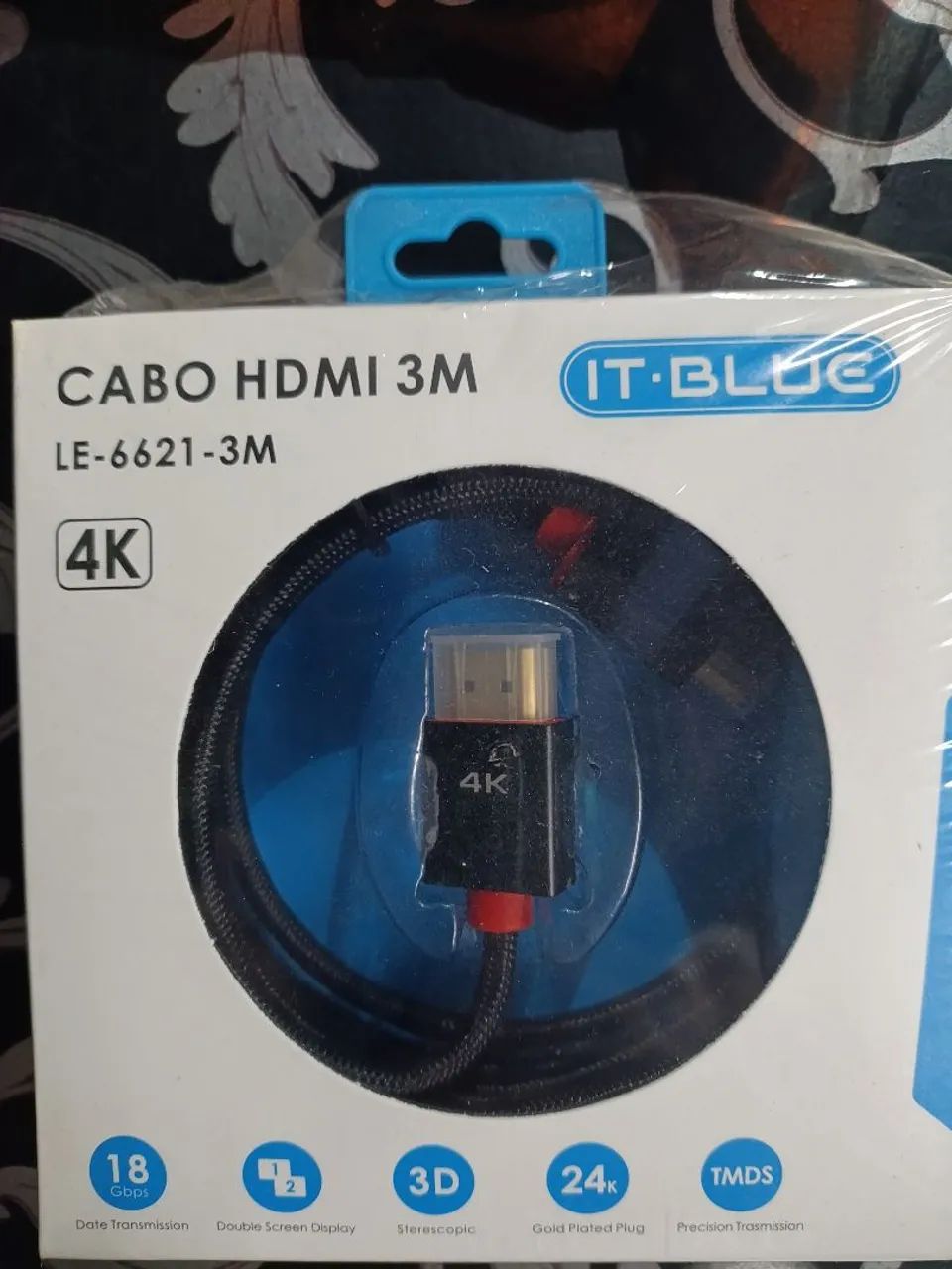Cabo HDMI 3 Metros 4k - It Blue - Foto 3