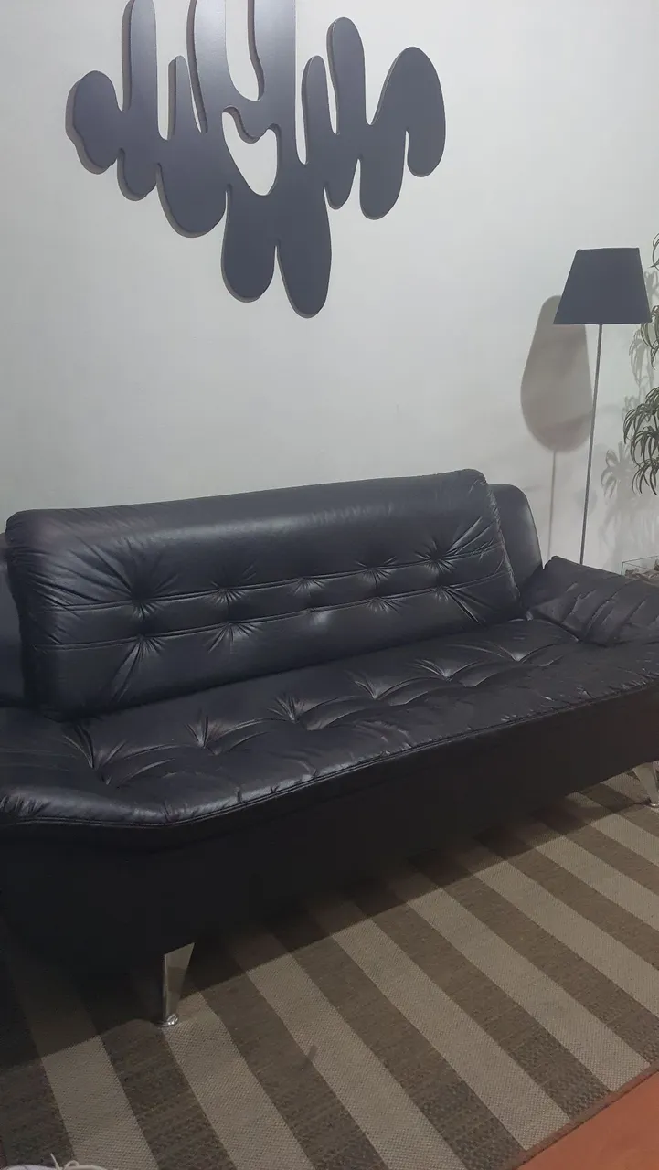 Sofá de Courino Preto