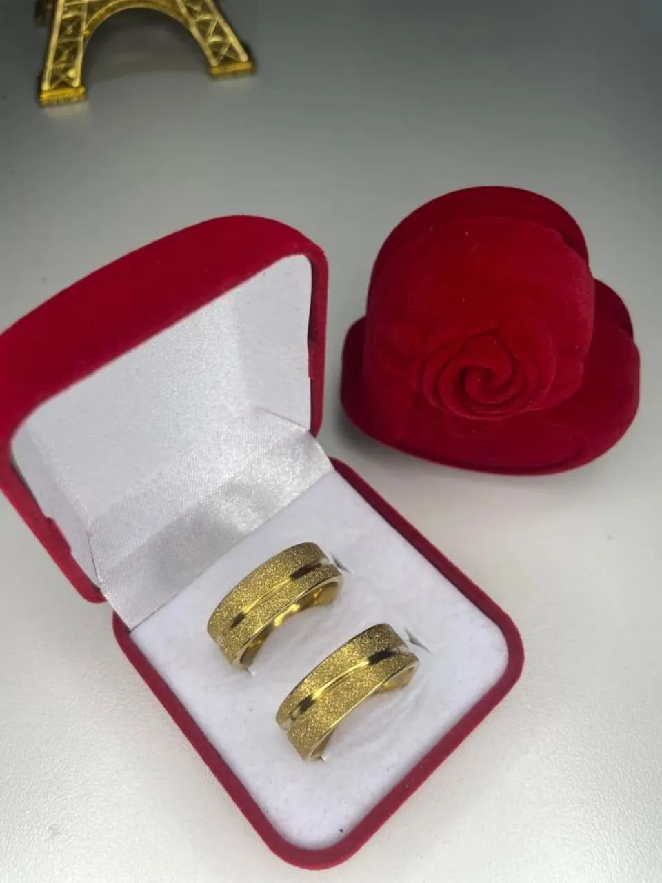 Aliancas banhadas a ouro 18k - Foto 3