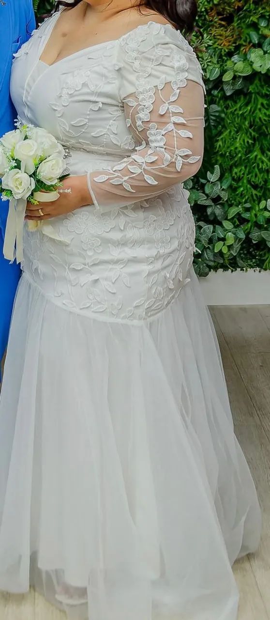 VESTIDO DE NOIVA PLUS SIZE *52  - Foto 2