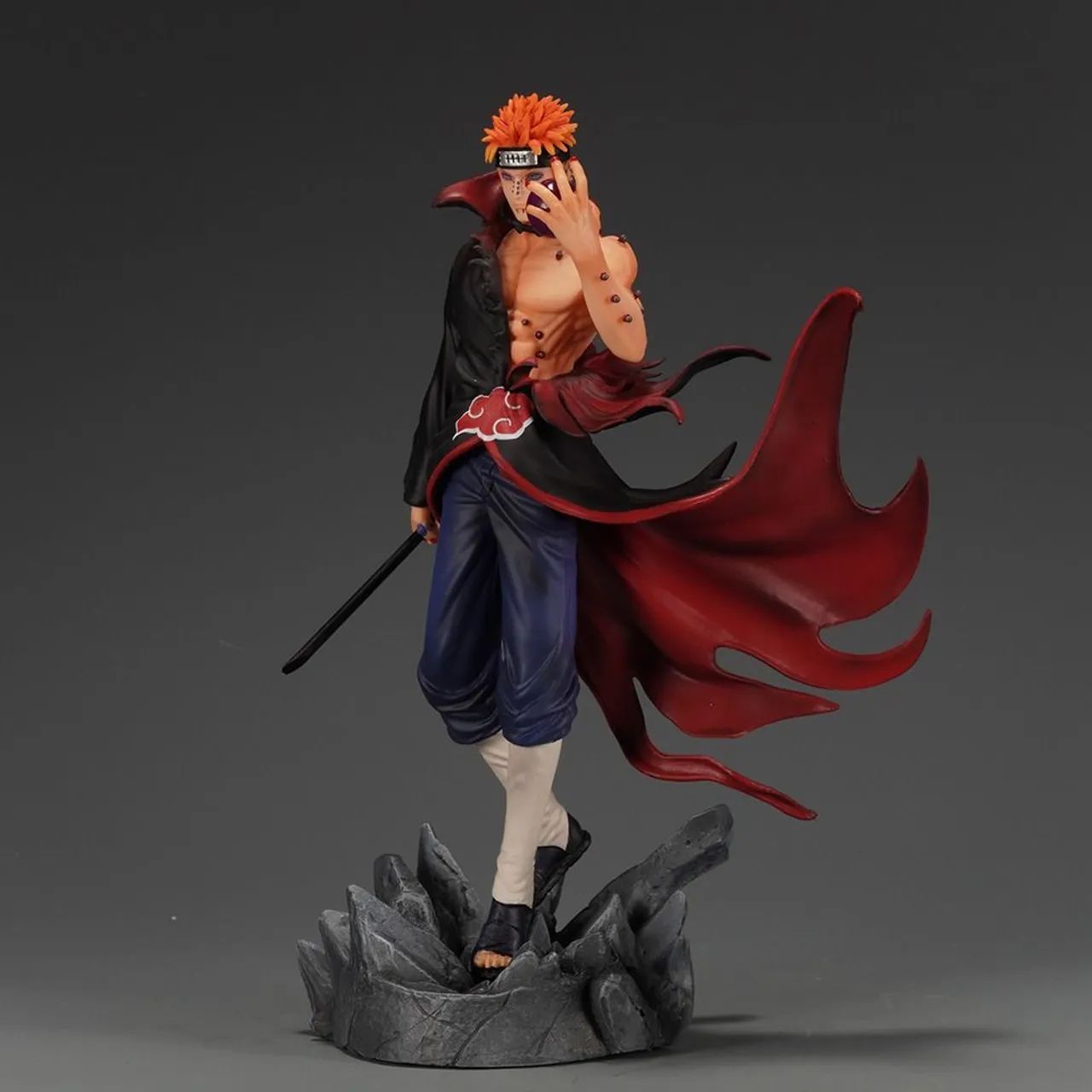Boneco Pain Akatsuki Naruto Shippuden Diorama 23cm - Foto 3