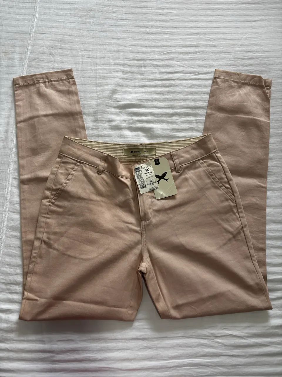 Calça Hering Alfaiataria, 38, nova