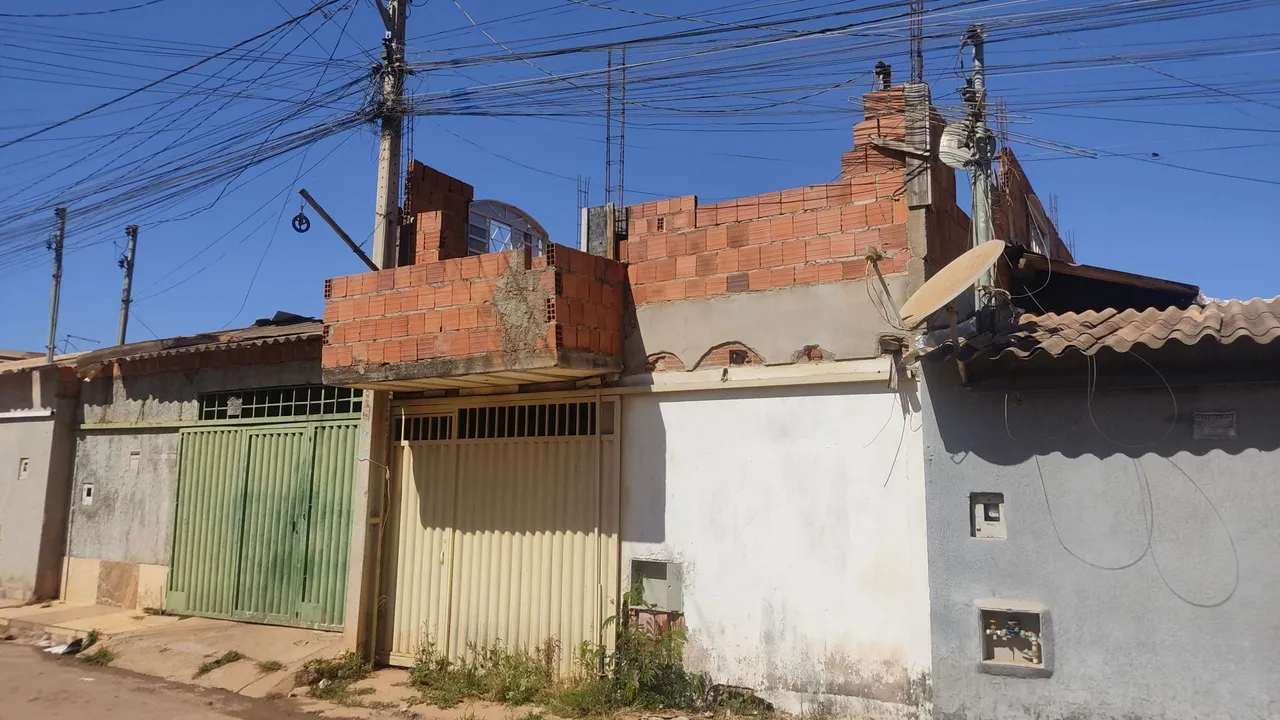 CASA NA LAJE estrutural( ESCRITURADA )) na laje 195 mil reais