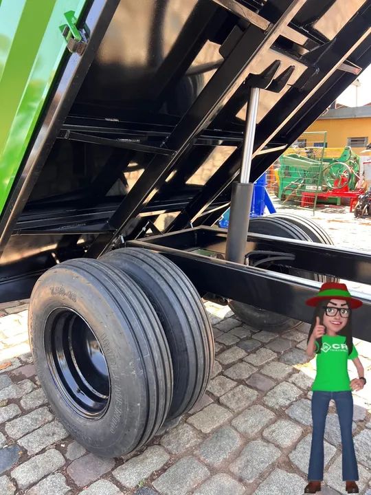 Carreta agrícola basculante 5TN - CR Tratores - Foto 5
