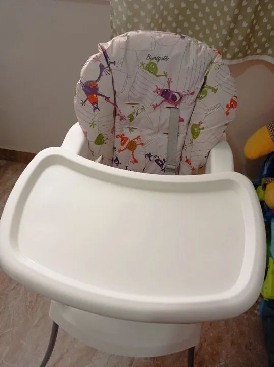 Cadeira de Alimentação Bebê -  Branca - Foto 2