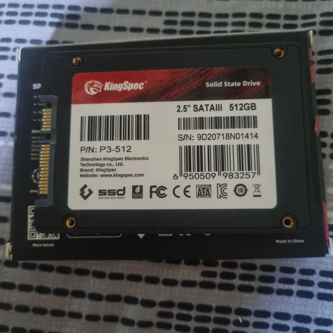 SSD KingSpec 512GB 2.5'' Sata - Foto 3