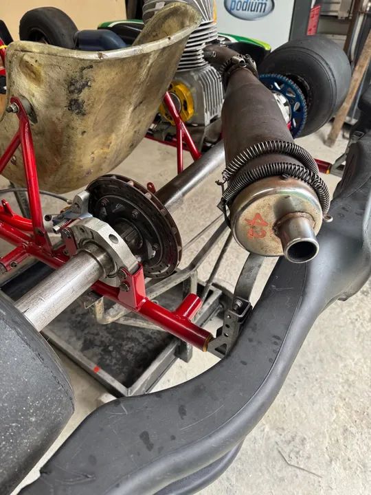 Vendo Kart Birel  Motor Refrigerado a ar, sem uso após revisão - Foto 2