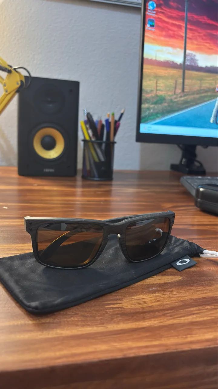 Óculos Oakley Holbrook Woodgrain   - Foto 3