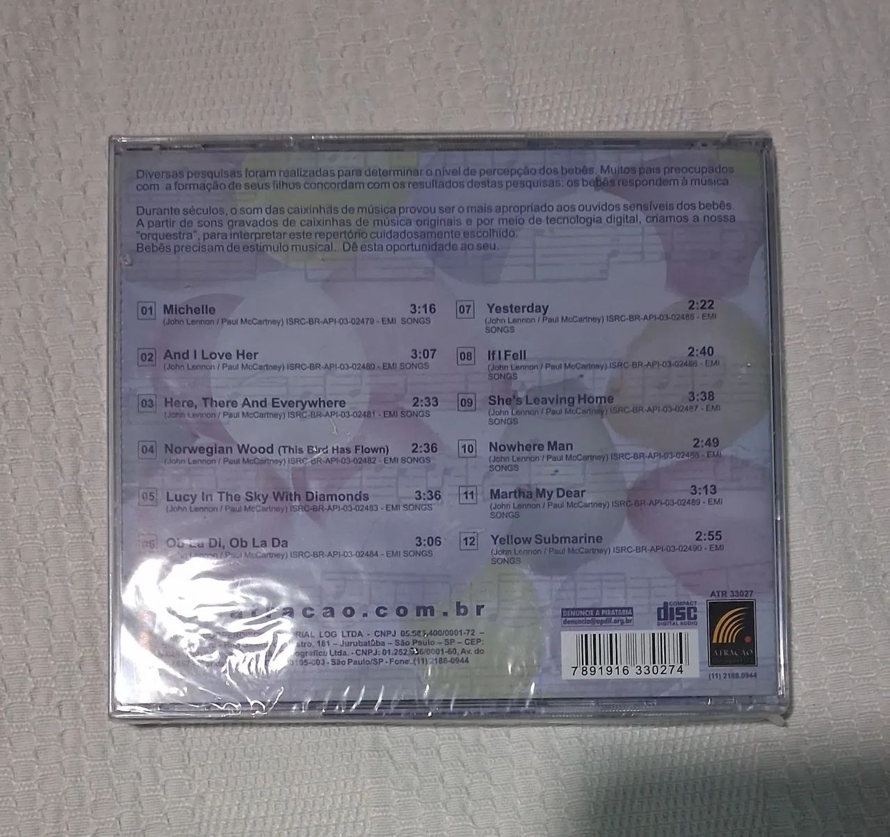 CD 'Beatles para Bebês da Happy Baby - Foto 3