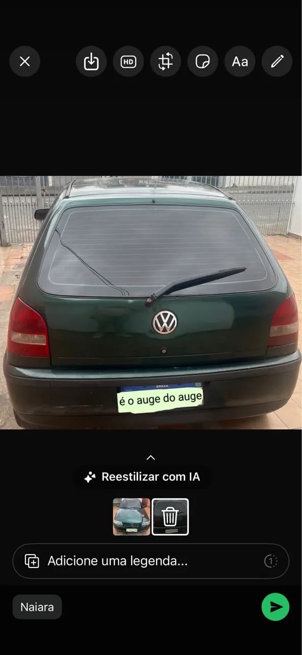 Volkswagen Gol Geração III Power 1.0 MI 16V Gasolina Mec. 4P 2002