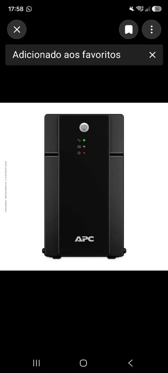 Nobreak APC Back-UPS 2.200 VA - Foto 3