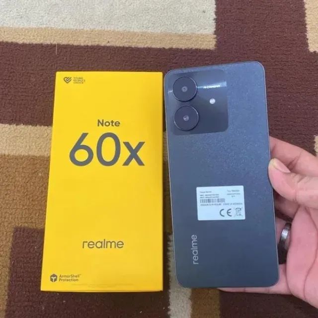 Realme note 60x - 128gb black - novo 