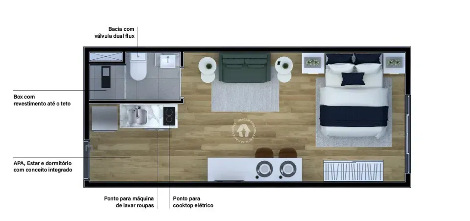 PLANTA 18m²