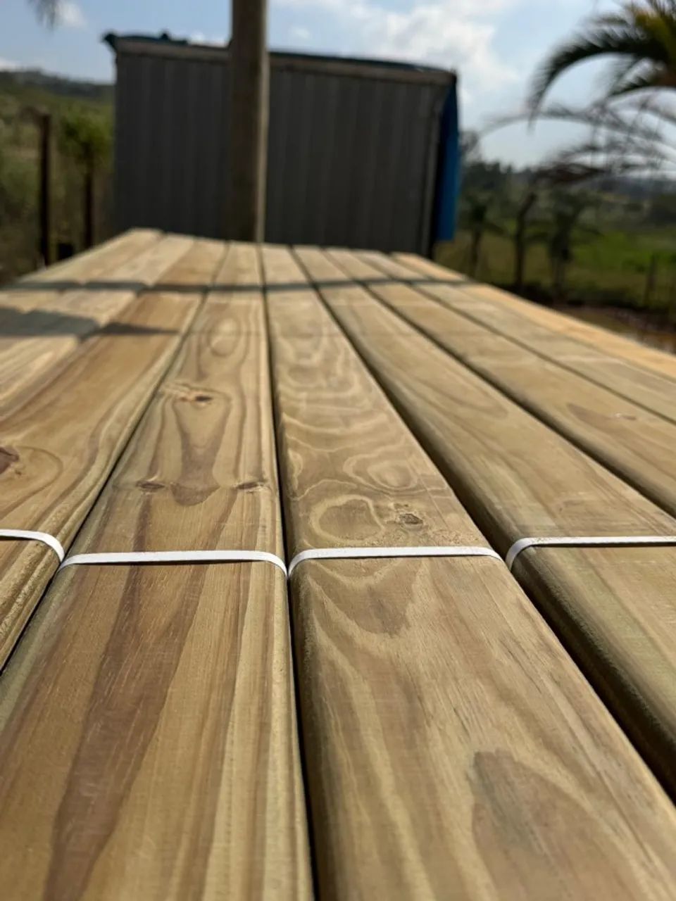 Deck Madeira Pinus Tratado - *