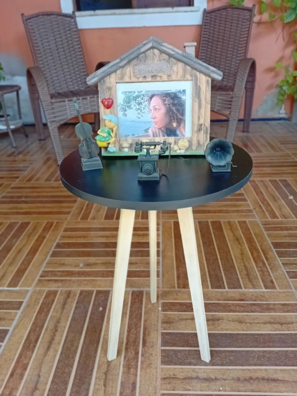 Mesinha decorativa Preta - Foto 5