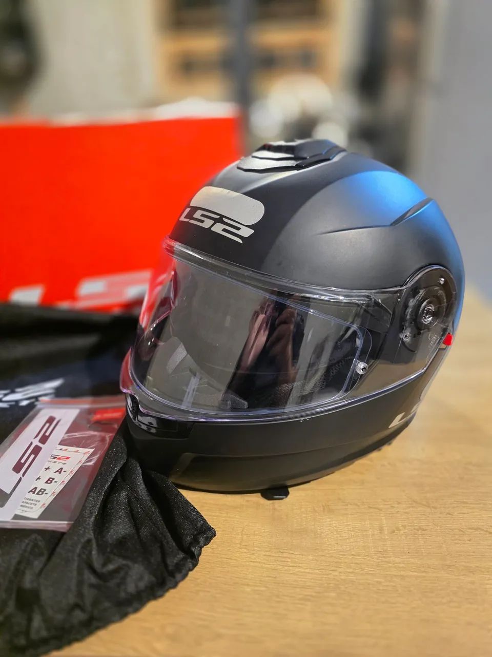 Capacete LS2 Strobe 2 articulado com Pinlock  - Foto 3