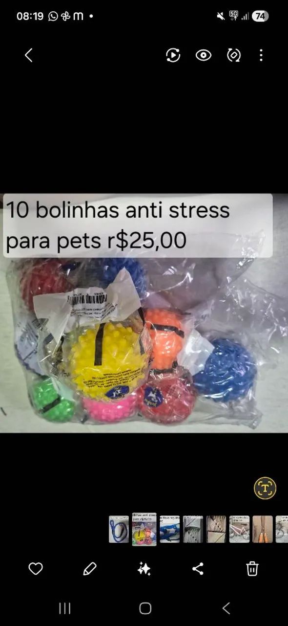 BOLINHAS ANTI STRESS PARA PETS