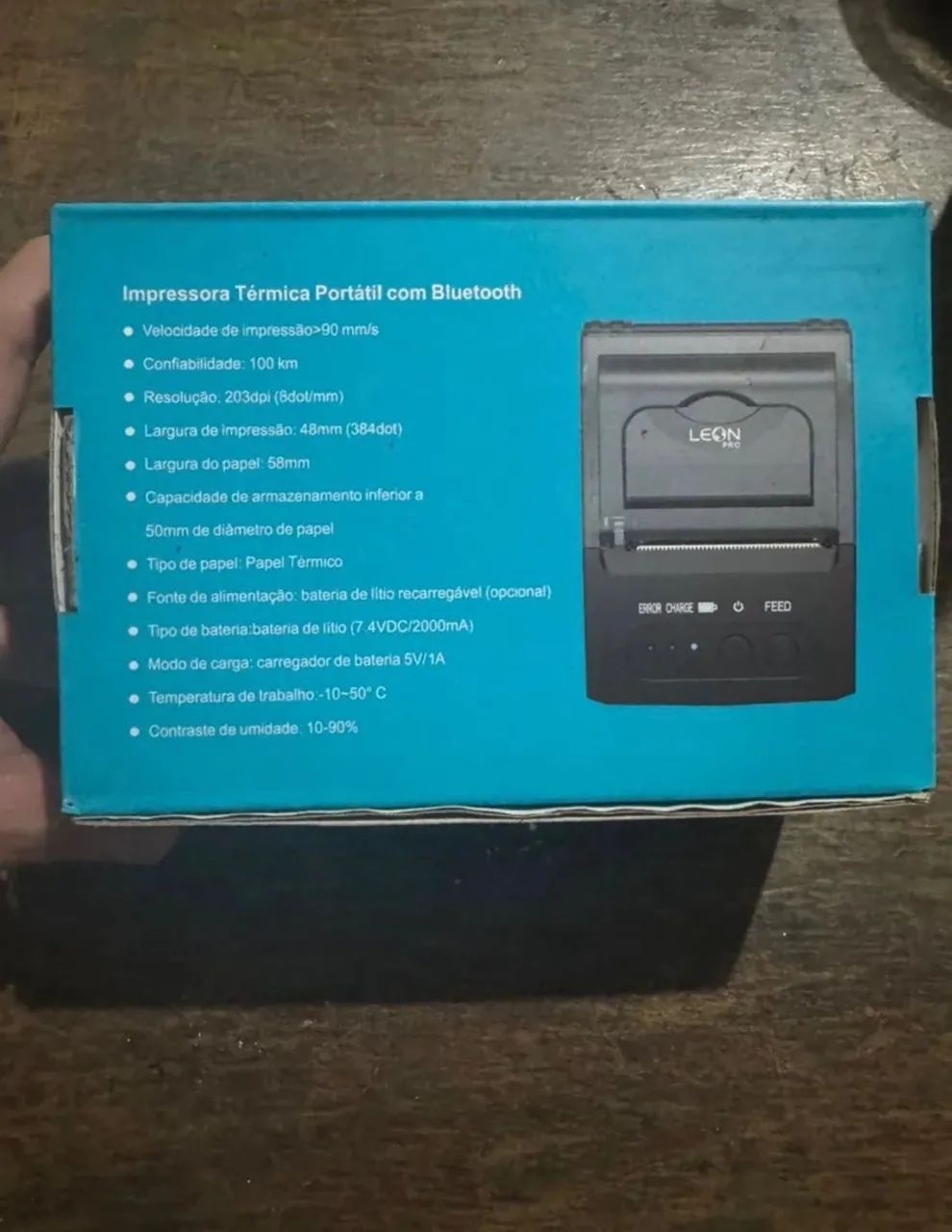 Mini Impressora Térmica Bluetooth (USB) - PROMOÇÃO - Foto 2