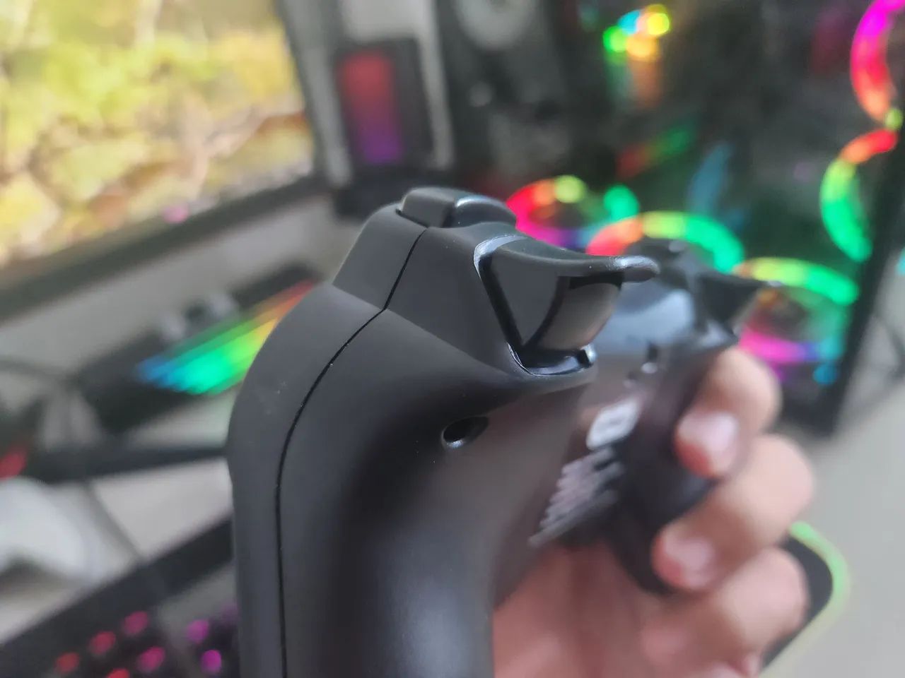 Controle PS3 e PC novo - Foto 4