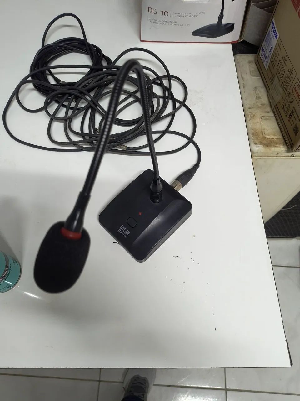 MICROFONE DE BANCADA FUNCIONANDO NORMALMENTE.  - Foto 3