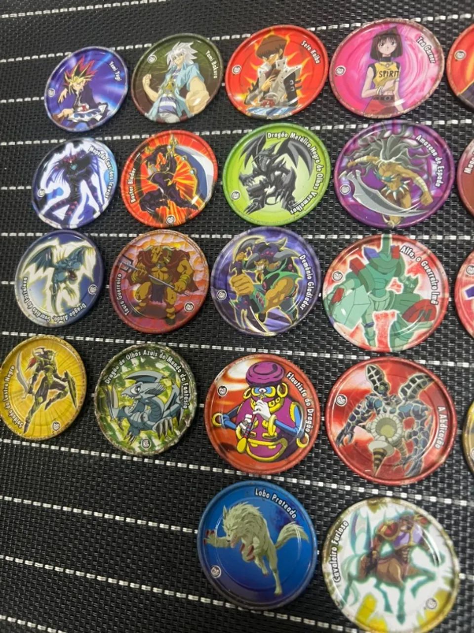 たまチオ Tazos Yu-gi-oh! Metal Elma Chips Original - 5 Unidades - Hobbies e