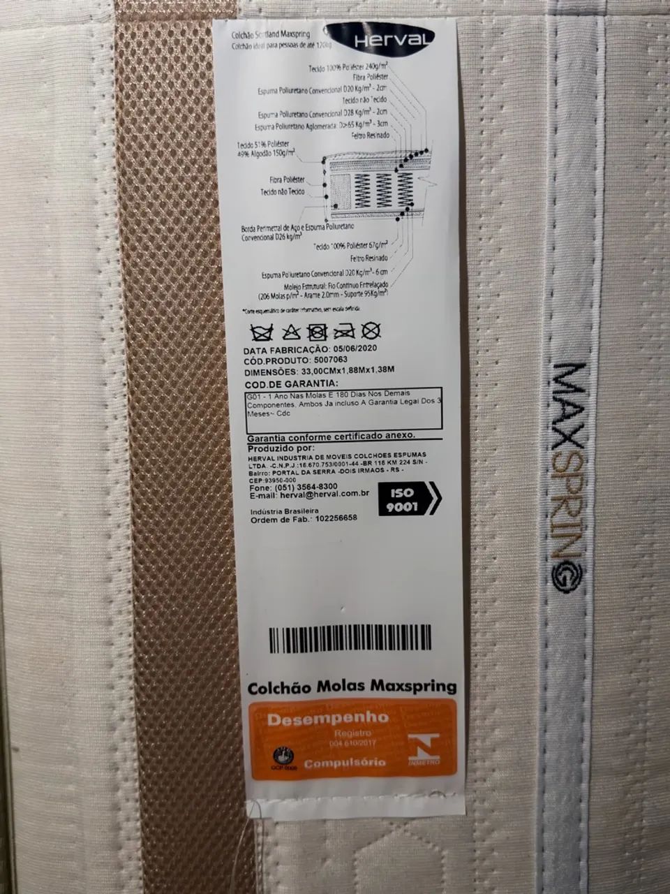 Cama casal HERVAL 
