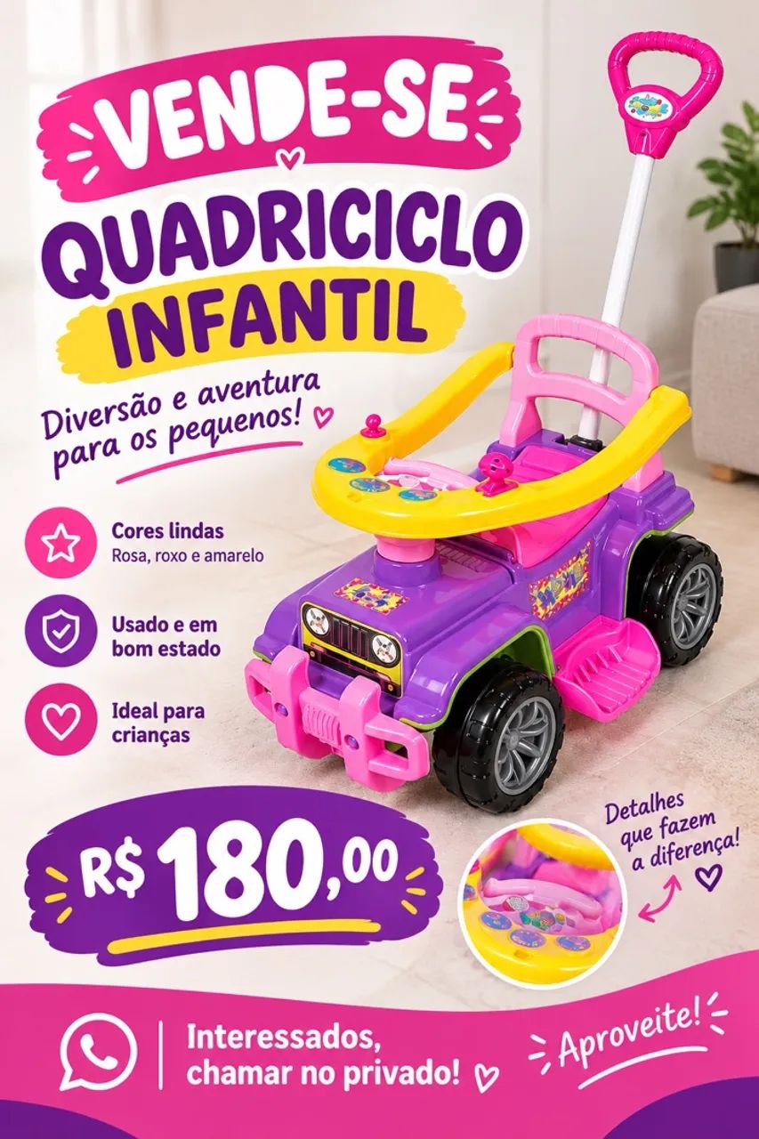 Quadriciclo infantil