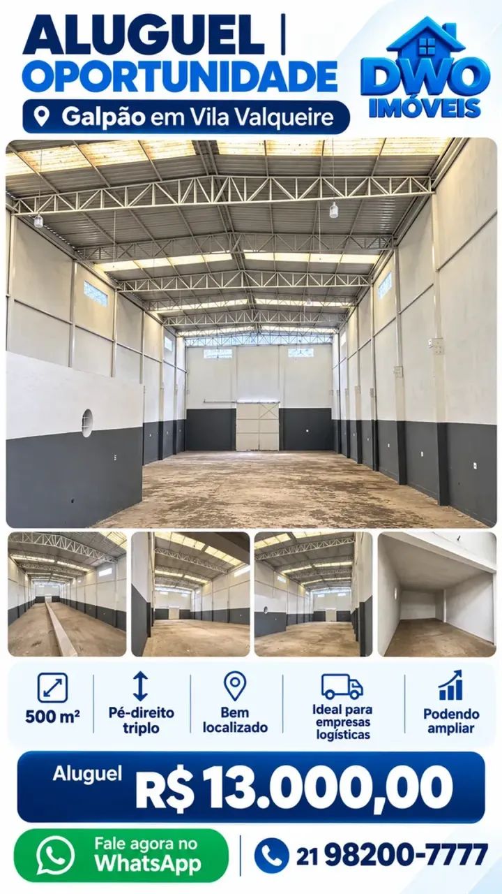 Aluguel Galpao 500m2 vila valqueire