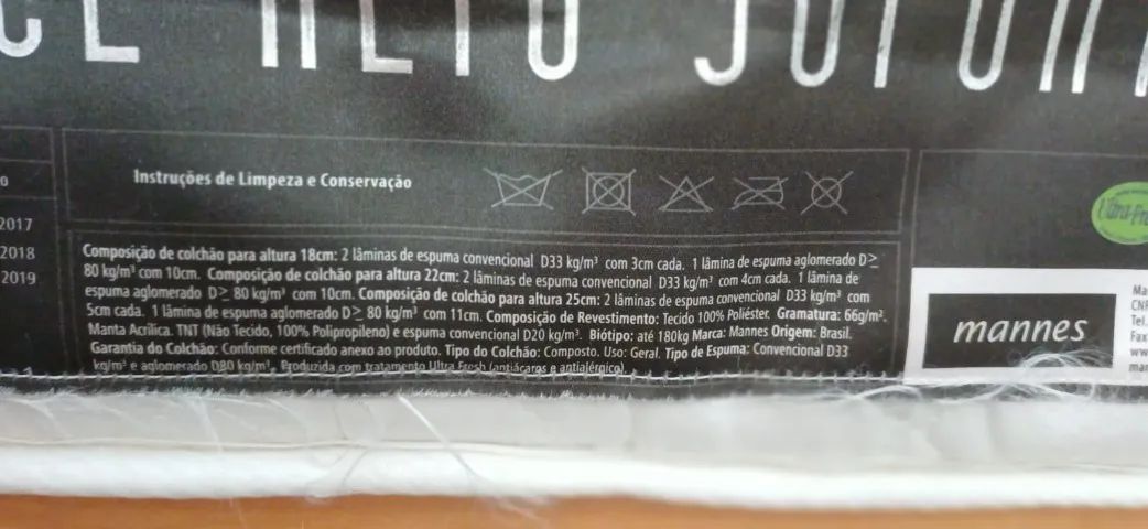 Colchão de Casal Marca Mannes - Foto 3