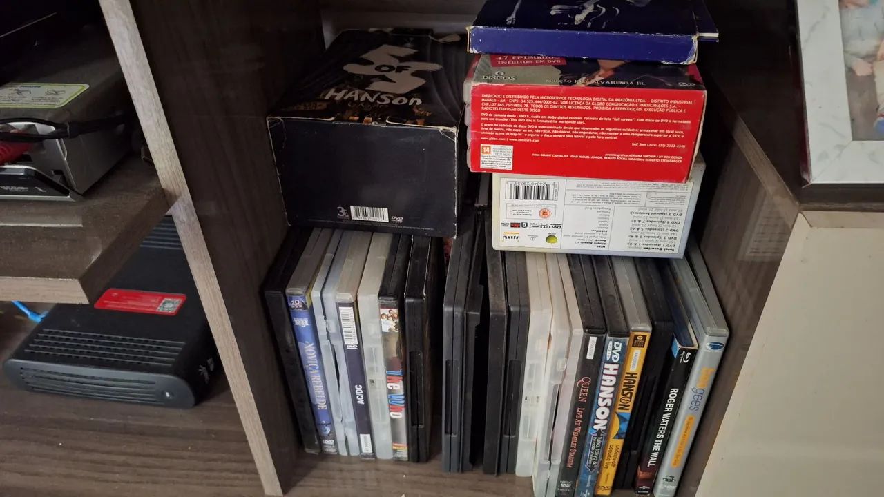 Lote de CD e dvd