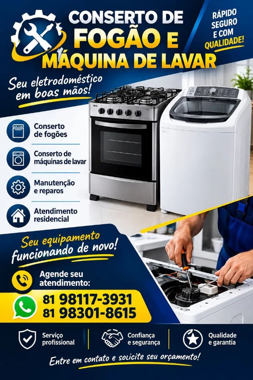 Consertos e manutenções 