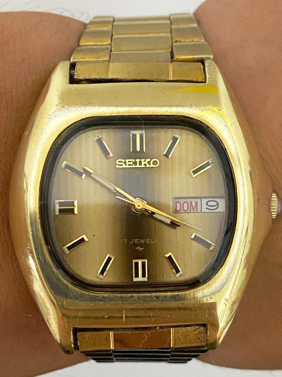 Relógio Seiko 5 automático.