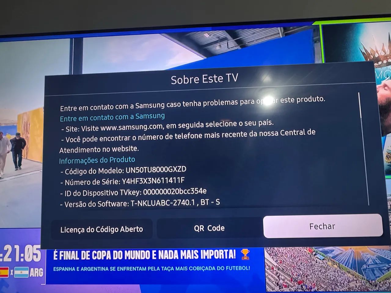 Tv smart sansung 50 - Foto 4