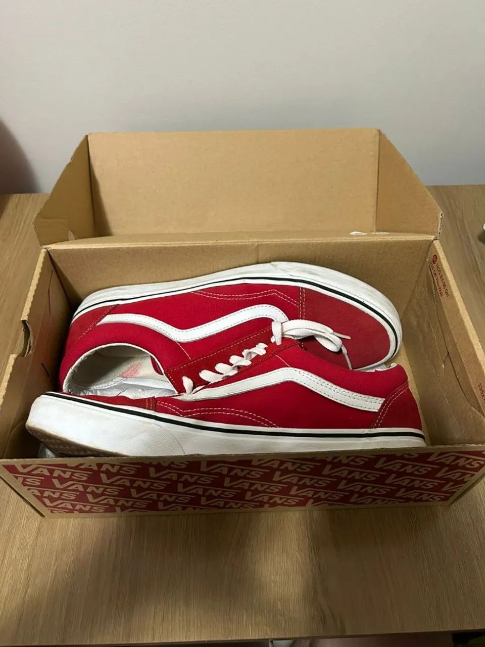Tenis Vans Vermelho Tamanho 43