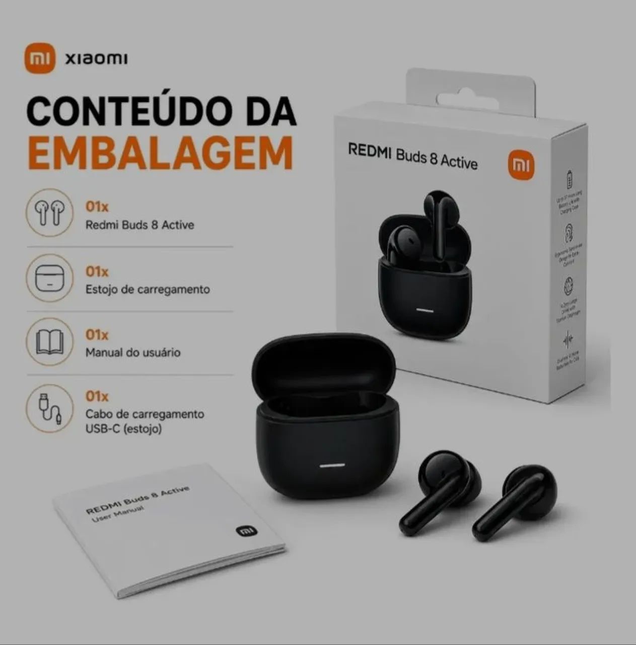 REDMI BUDS 8 ACTIVE LACRADO - Foto 4