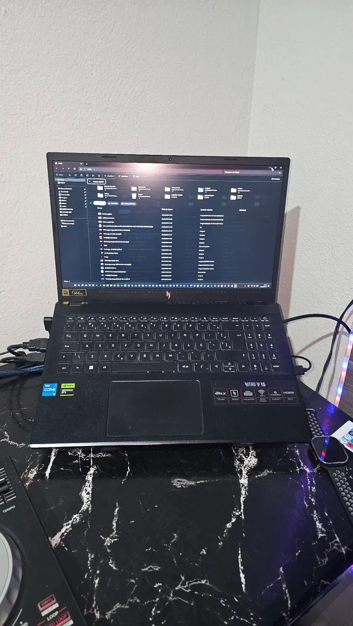 NITRO V15 GAMER COM RTX 3050 E 24GB RAM - Foto 3