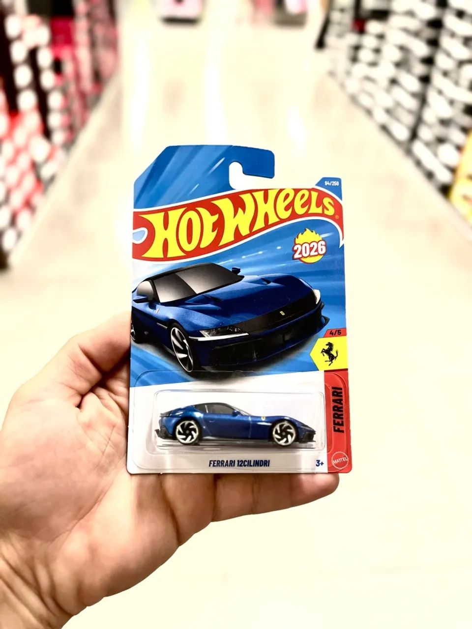 HotWheels Ferrari 12Cilidri Azul