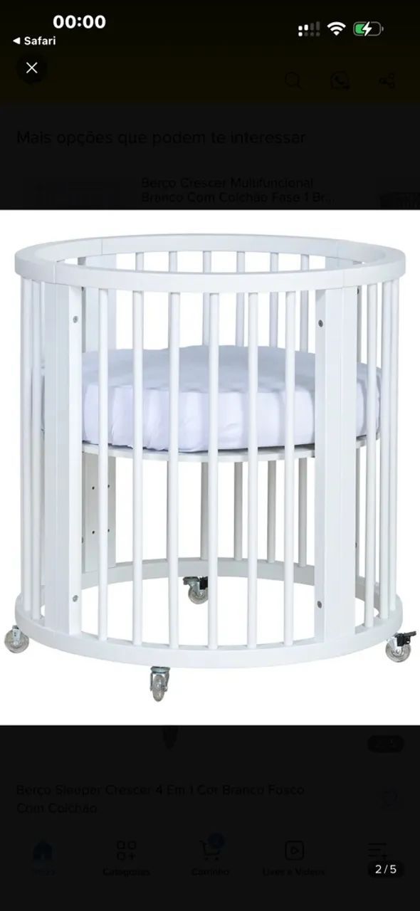 Berço oval sleep crescer  - Foto 2