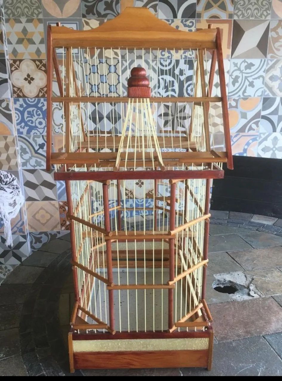 Gaiola  artesanal  linda 