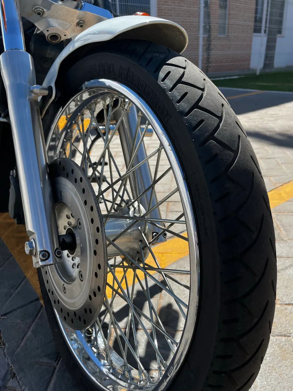 Honda Shadow 750 Branca, Exclusiva com apenas 22.000km toda original - Foto 3