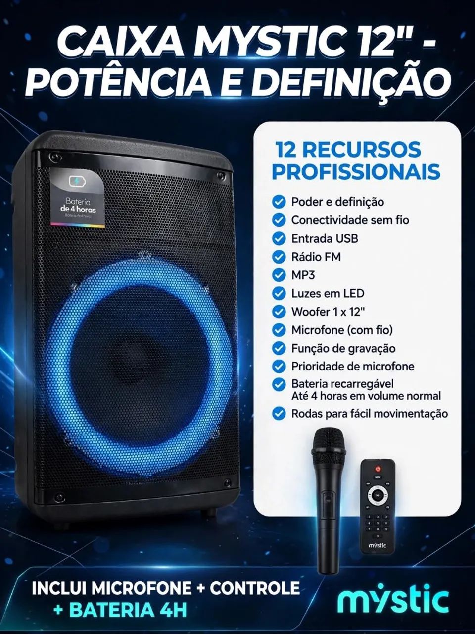 Caixa de som nova